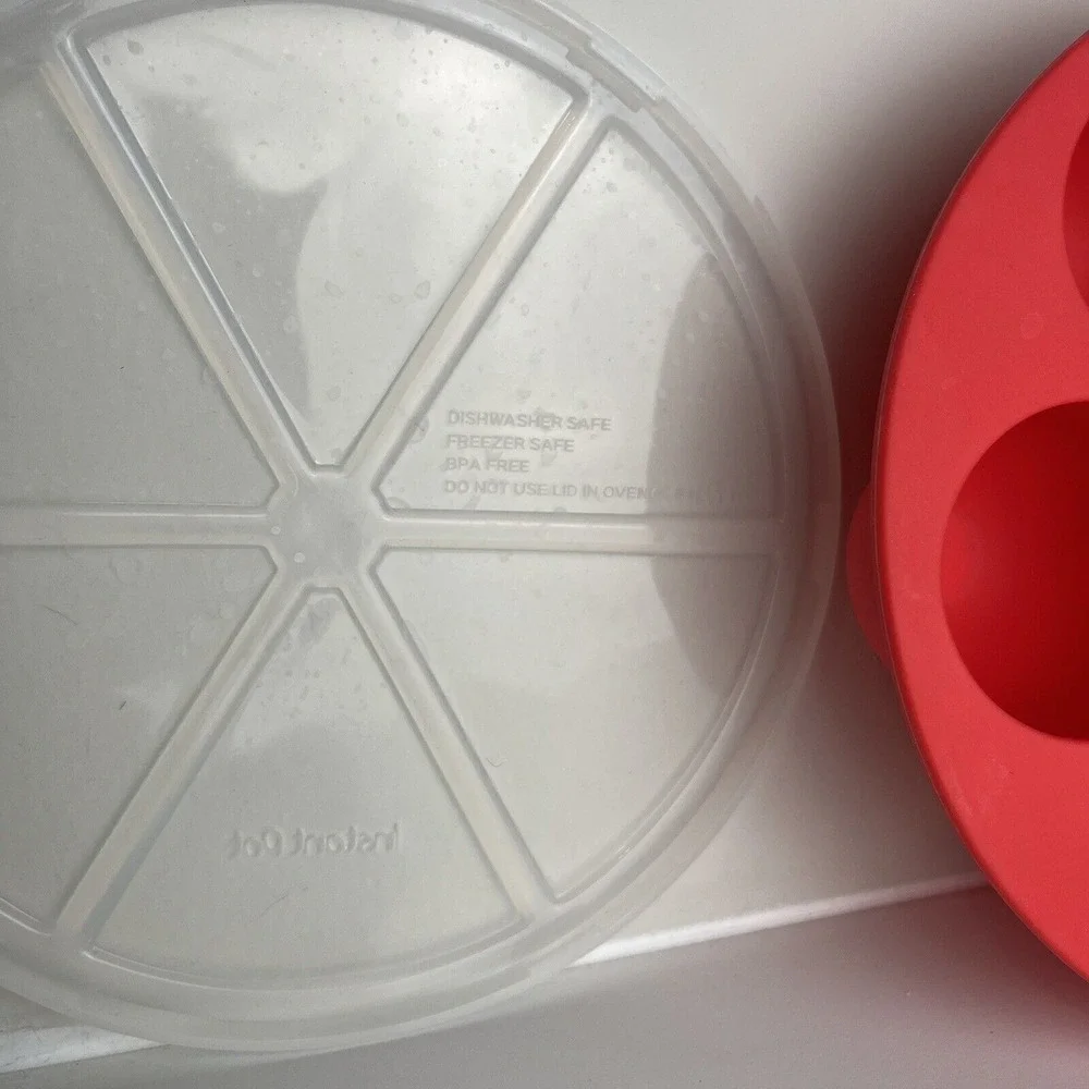 Instant Pot Egg Bites/ Baby Food Tray Pan Silicone Mold Insert With Lid 6 & 8 Qt